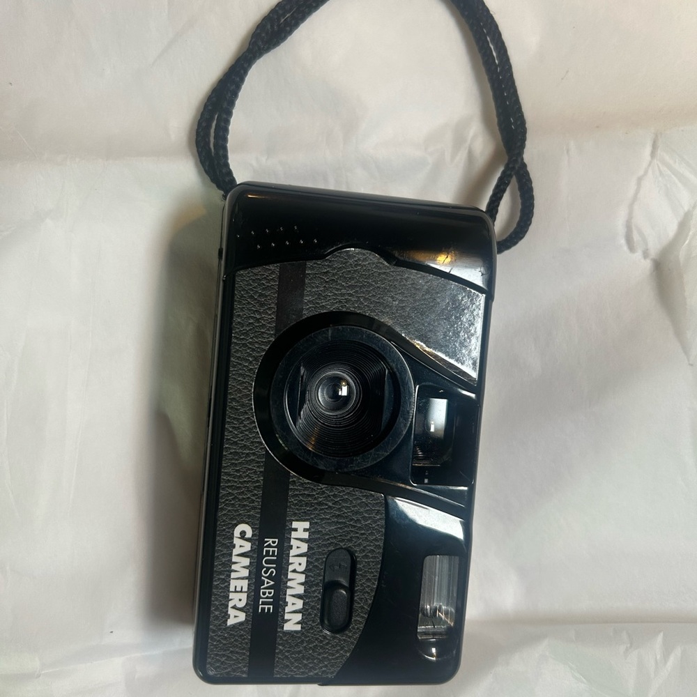 Harman Black and Gray Reusable Camera With Flash